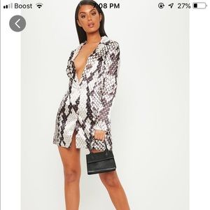Snake skin dress